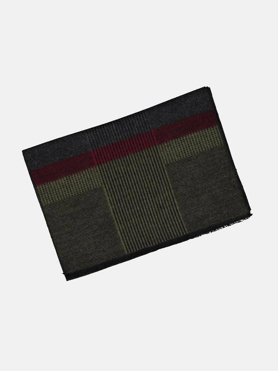 engbers Herren Schal gemustert Tannengruen 33922