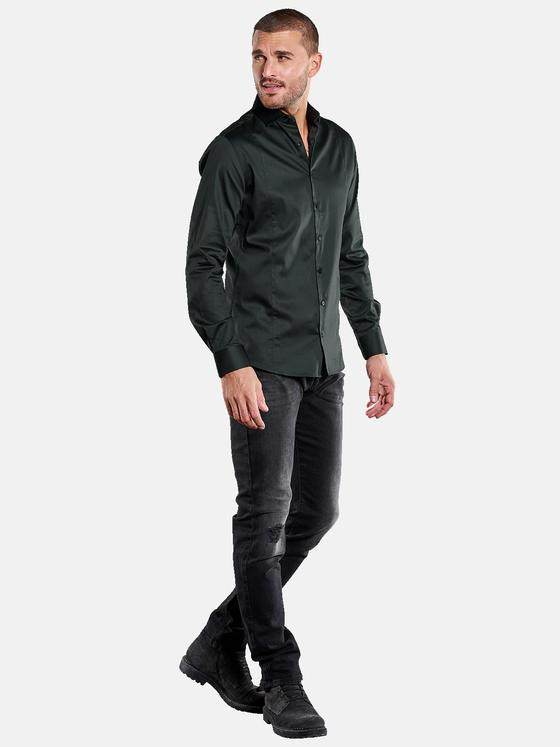 emilio adani Herren Langarm-Hemd "My Favorite" Grün 34068