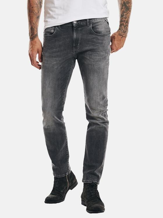 emilio adani Herren Jeans Basic Classic Grau 31714