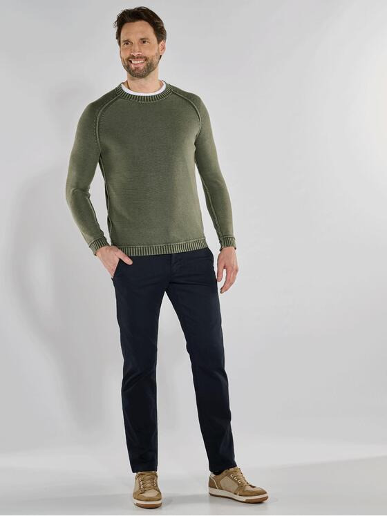 engbers Herren Pullover regular Grün 36271