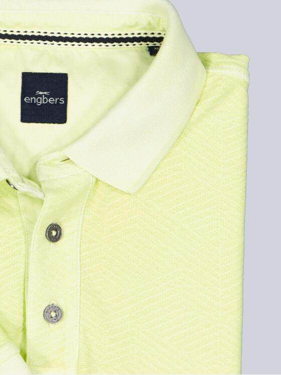 engbers Herren Polo-Shirt strukturiert Gelb 38452