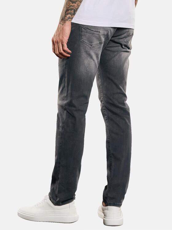 emilio adani Herren Verwaschene Stretch-Jeans Grau 30591