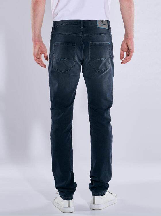 ENGBERS GERMANY Herren Super-Stretch-Denim mit einzigartiger Warenstruktur Indigoblau 37531