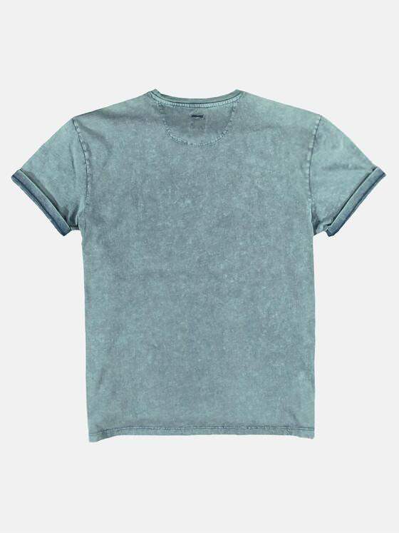 engbers Herren Rundhals T-Shirt Blautürkis 23880