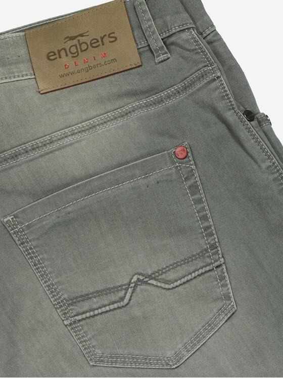 engbers Herren Super-Stretch-Jeans regular Hellgruen 36653
