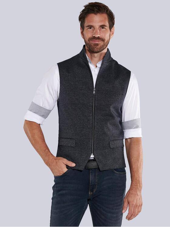 engbers Herren Sakko-Weste slim fit Blau 36008
