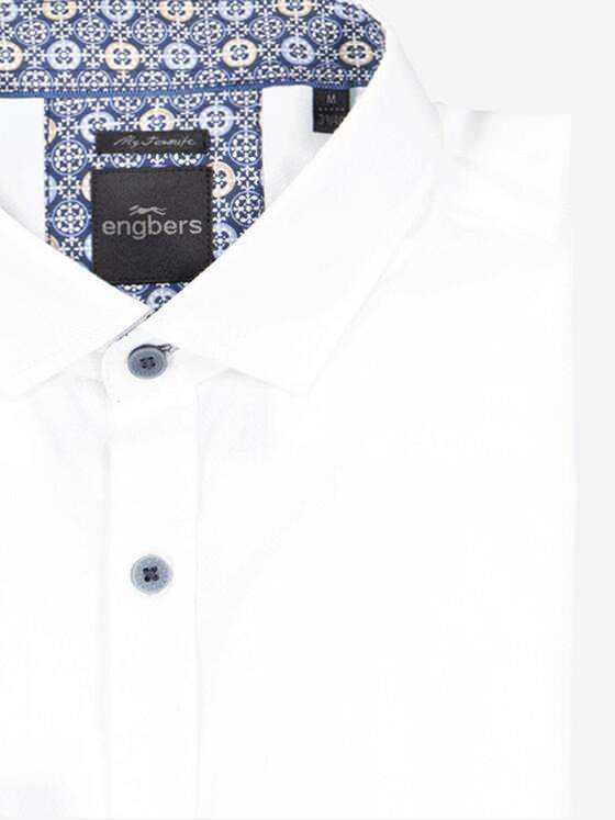 engbers Herren Langarm-Hemd "My Favorite" Weiß 36308
