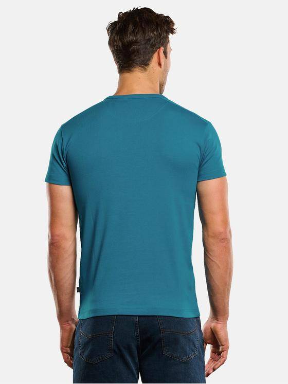 engbers Herren T-Shirt "My Favorite" organic Petrol 33840
