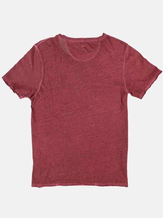 emilio adani Herren Rundhals T-Shirt Rot 25691