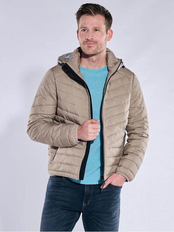 engbers Herren Steppjacke regular Braunbeige 38245