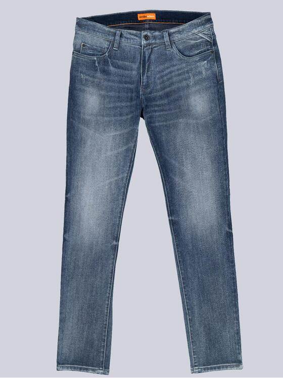 emilio adani Herren Super-Stretch-Jeans slim fit Blau 38349