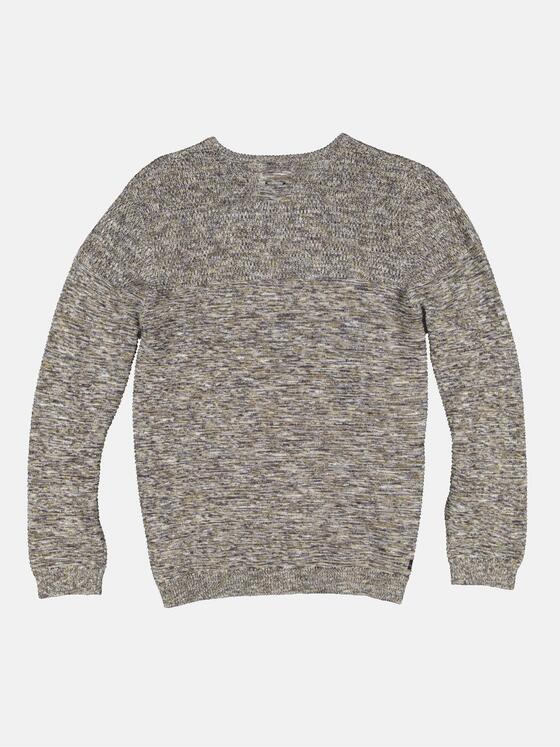 engbers Herren Pullover strukturiert Schwarzbraun 33710