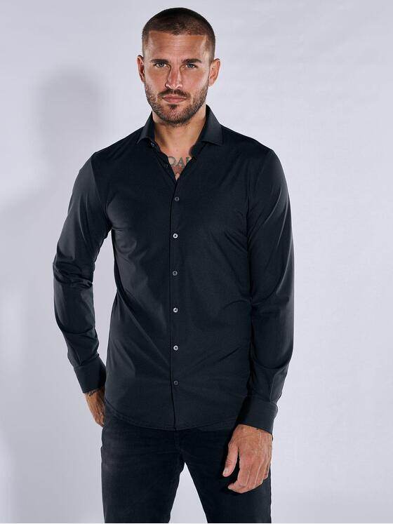 emilio adani Herren Hemd "My Favorite" Schwarz 33705