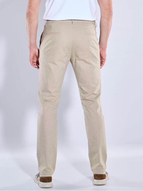engbers Herren Chino mit Tunnelzug Braunbeige 38660