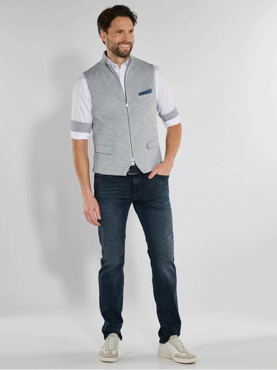 engbers Herren Sakko-Weste slim fit Blau 36367