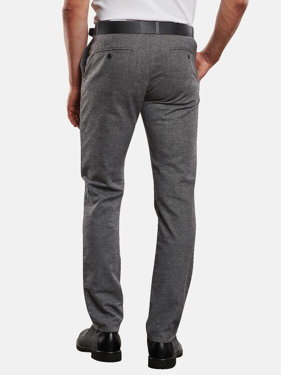 engbers Herren Chino im Woollook Kieselgrau 31931