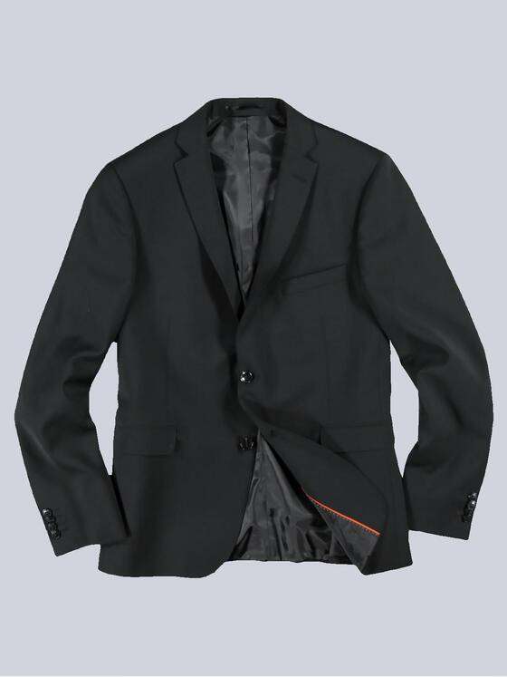 emilio adani Herren Anzug-Sakko slim fit Schwarz 34915