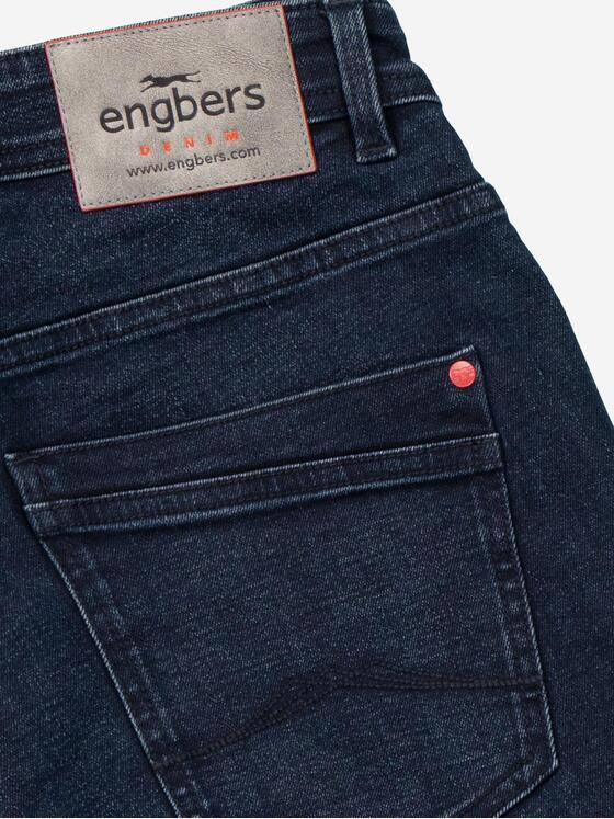 engbers Herren Super-Stretch-Jeans slim fit Indigoblau 37403