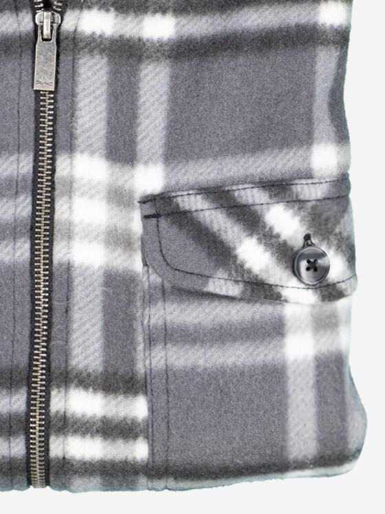 engbers Herren Flauschiges Overshirt kariert Anthrazit 37578