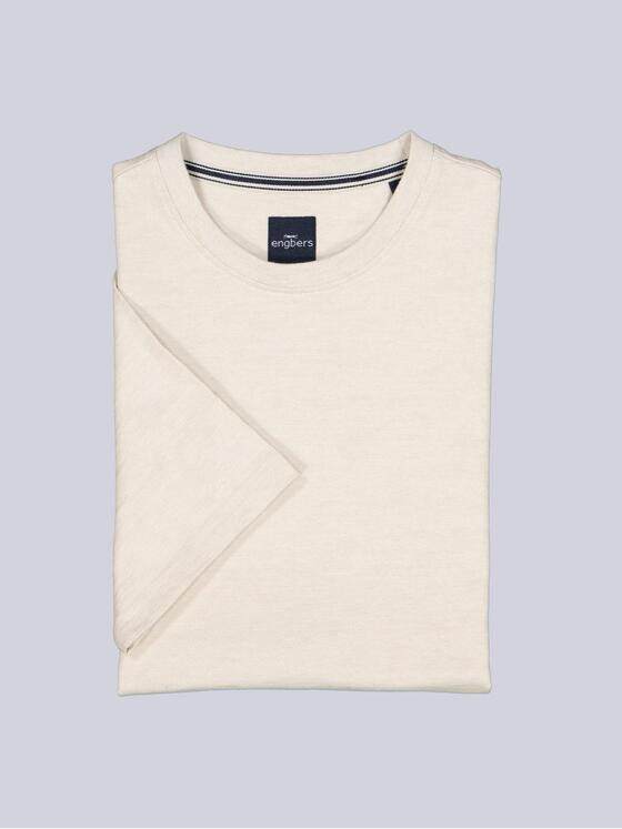 engbers Herren T-Shirt regular Beige 38700