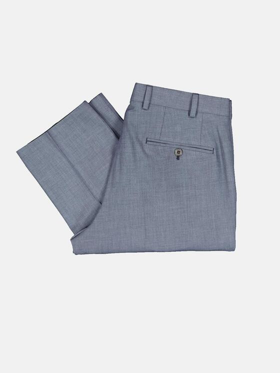 emilio adani Herren Anzug-Hose slim fit Blau 34590