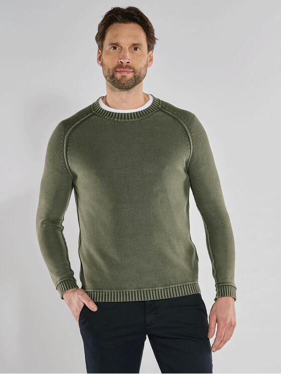 engbers Herren Pullover regular Grün 36271