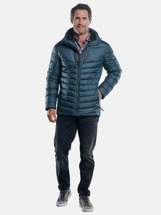engbers Herren Hochwertige Steppjacke Petrolblau 30164