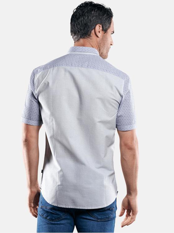 engbers Herren Softes Baumwoll-Popelin-Hemd Saphirblau 29514