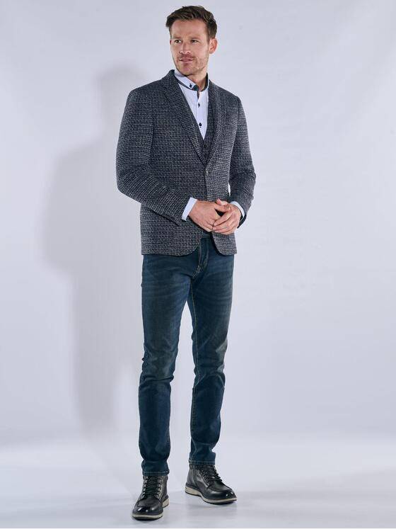 engbers Herren Freizeit-Sakko gemustert Saphirblau 39416