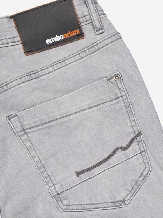 emilio adani Herren Super-Stretch-Jeans regular Grau 37212