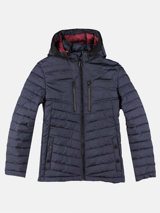 engbers Herren Steppjacke mit abnehmbarer Kapuze Saphirblau 30207