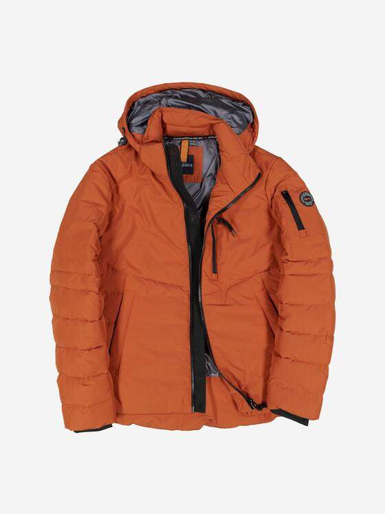engbers Herren Steppjacke mit abnehmbarer Kapuze Orange 37411