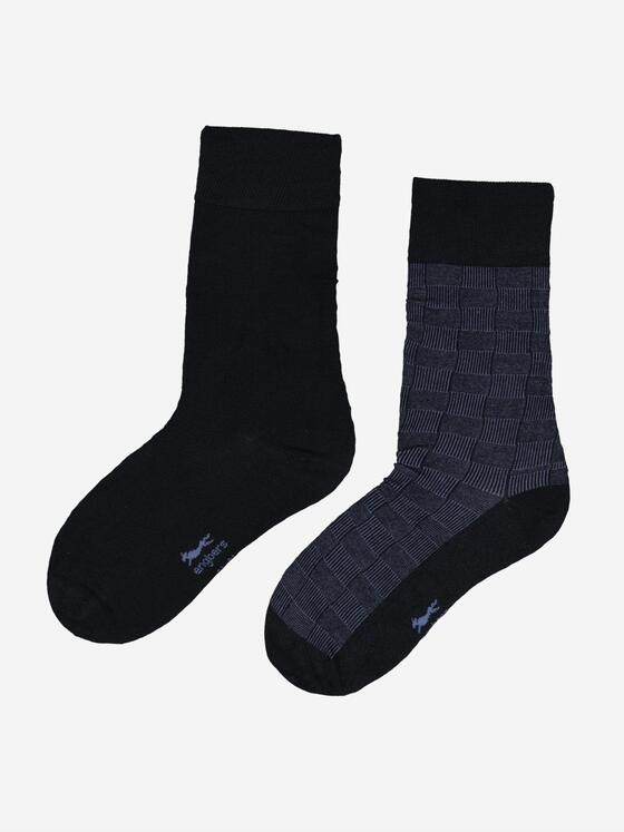 engbers Herren Socke gemustert Blau 37815