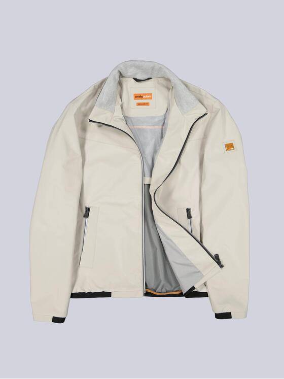 emilio adani Herren Jacke mit Funktionsdetails Weiß 38413