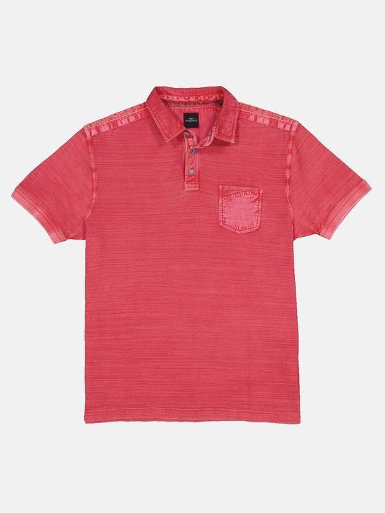 engbers Herren Polo-Shirt strukturiert Rot 33035