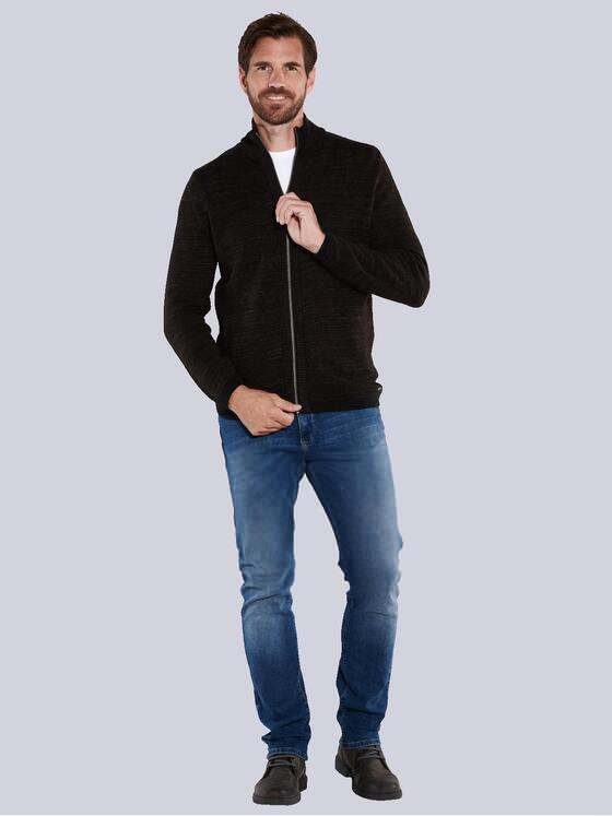 engbers Herren Cardigan uni Braun 35854