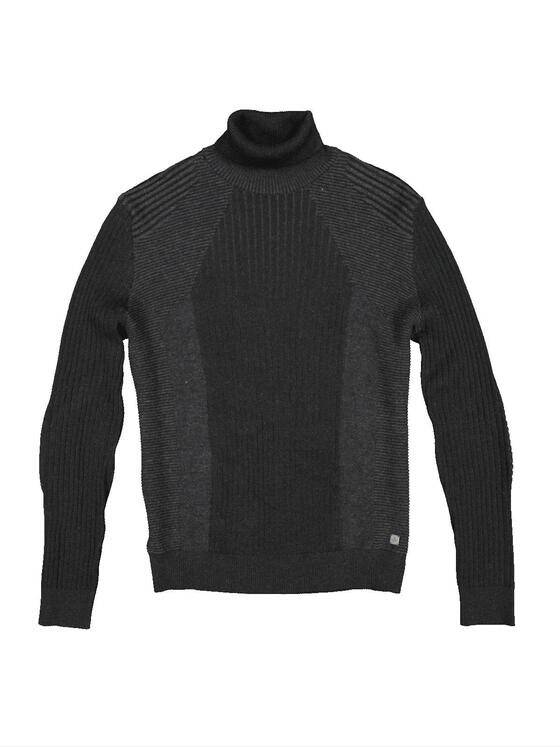 ENGBERS GERMANY Herren Pullover aus Merinowolle Schwarz 35992