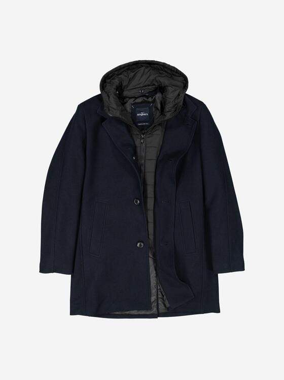 engbers Herren Mantel regular Blau 37540