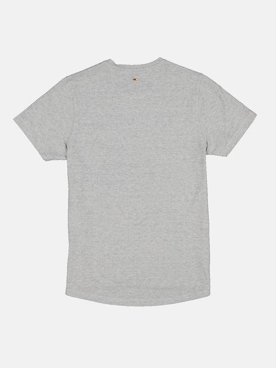 emilio adani Herren T-Shirt uni Grau 34347