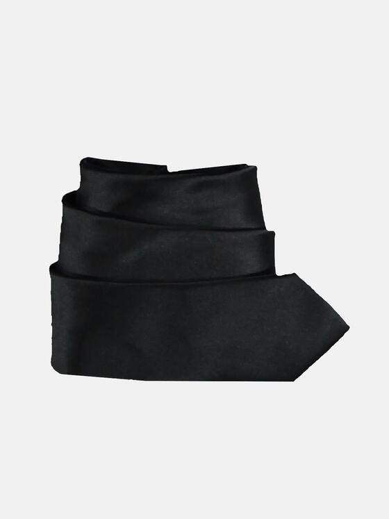 engbers Herren Krawatte uni Schwarz 32951