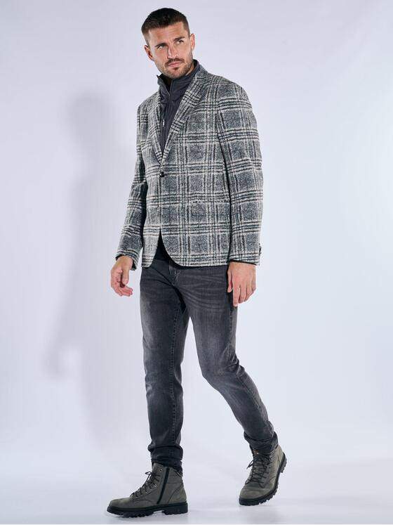 emilio adani Herren Sakko mit heraustrennbarm Inlet Silbergrau 39390