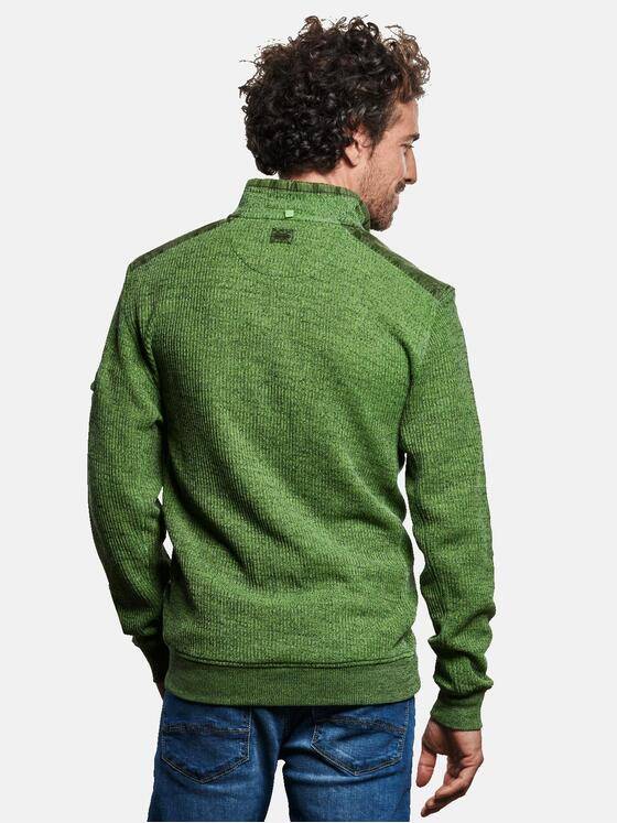 engbers Herren Sweatshirt Troyer Grasgruen 32716