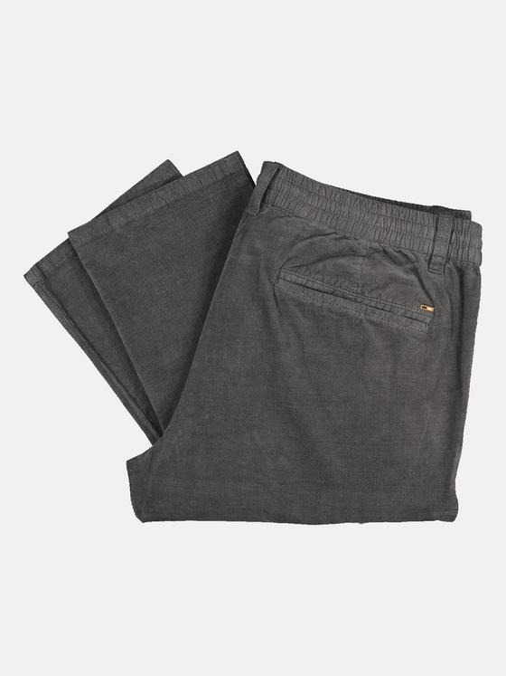 emilio adani Herren Cargo-Hose mit softer Warenoberfläche Grau 32311