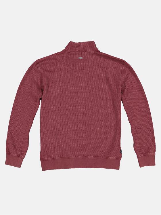engbers Herren Sweatshirt mit Stehbund Karminrot 32398