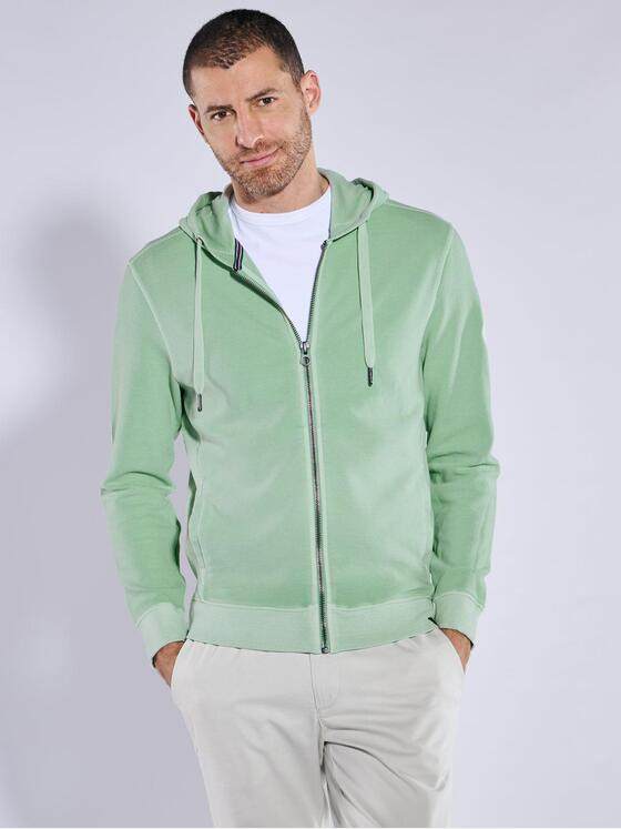 engbers Herren Sweatjacke mit Kapuze Türkis 37000