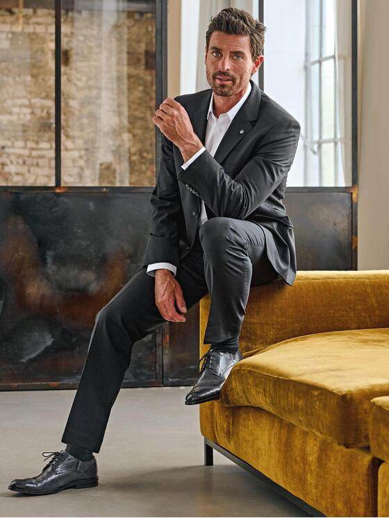 engbers Herren Anzug-Sakko "My Favorite" Schwarz 37368