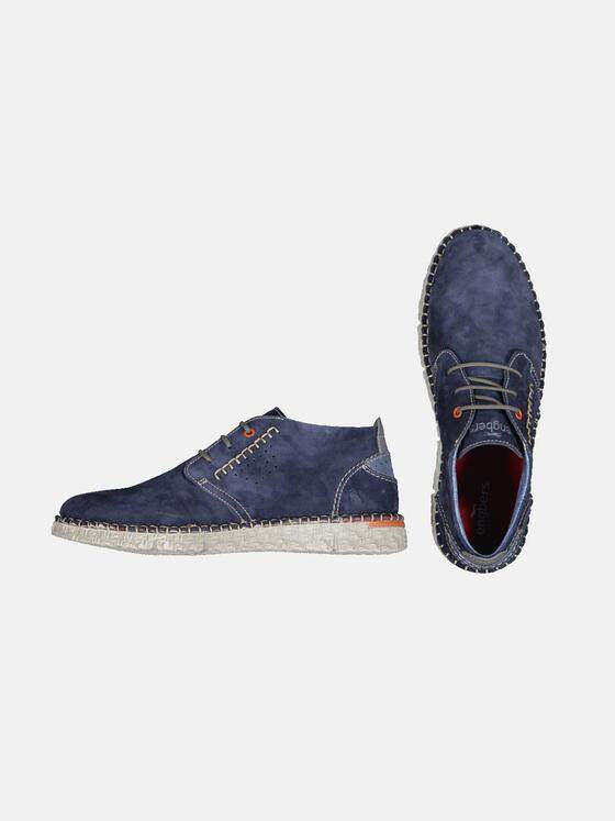 engbers Herren Boots aus Verloursleder Blau 32608