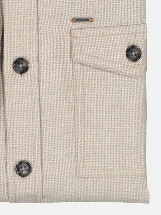 emilio adani Herren Langarm-Hemd regular Beige 36855