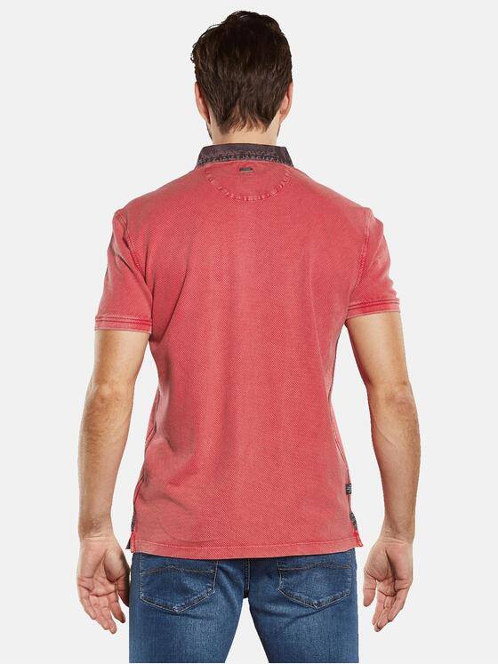 engbers Herren Polo-Shirt strukturiert Rot 34337