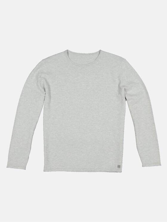 ENGBERS GERMANY Herren Pullover Rundhals Silbergrau 32835